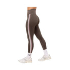 Gymshark Piping Legging - Walnut Brown/Chestnut Pink/Soft White
