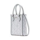 Kate Spade Flower Star Toss Small Tote Platinum Grey Multi