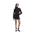 Alo Women's Denim Knit High-Waist Skirt - Black/Anthracite