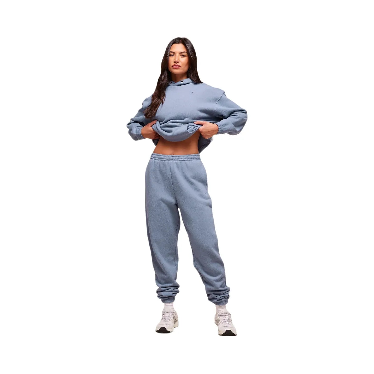 Gymshark Rest Day Sweats 2.0 Oversized Hoodie - Bros Worn Blue Marl