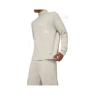 Alo Men's Double Take Long Sleeve 1/4 Zip - Bone