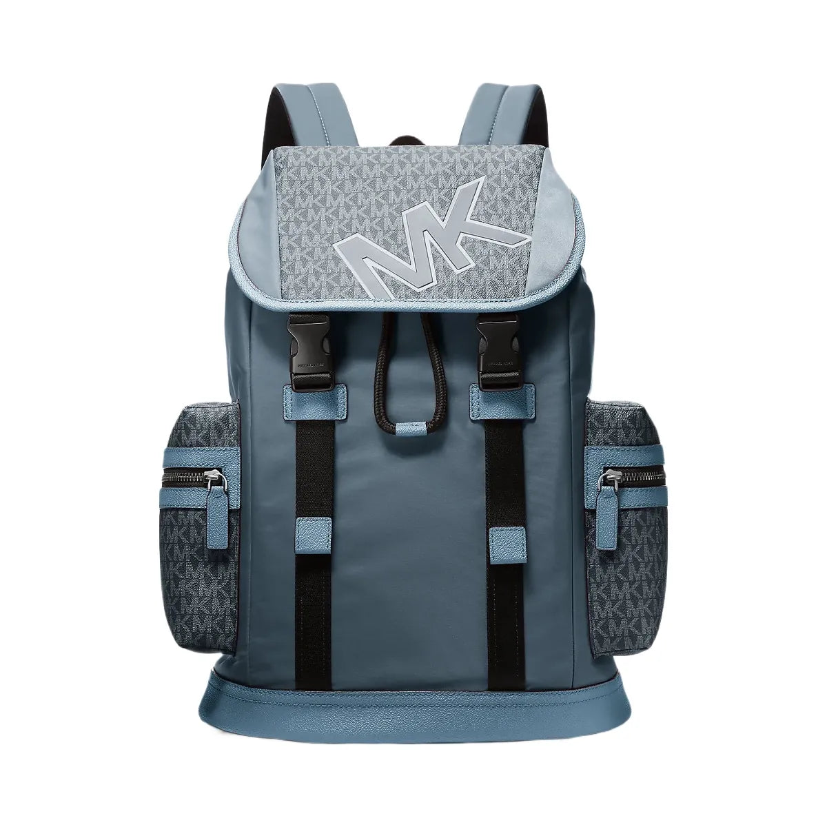 Michael Kors Cooper Signature Logo and Nylon Backpack Cornflower