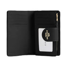 Coach Medium Corner Zip Wallet In Signature Canvas Signature Canvas-Gold-Tan-Black