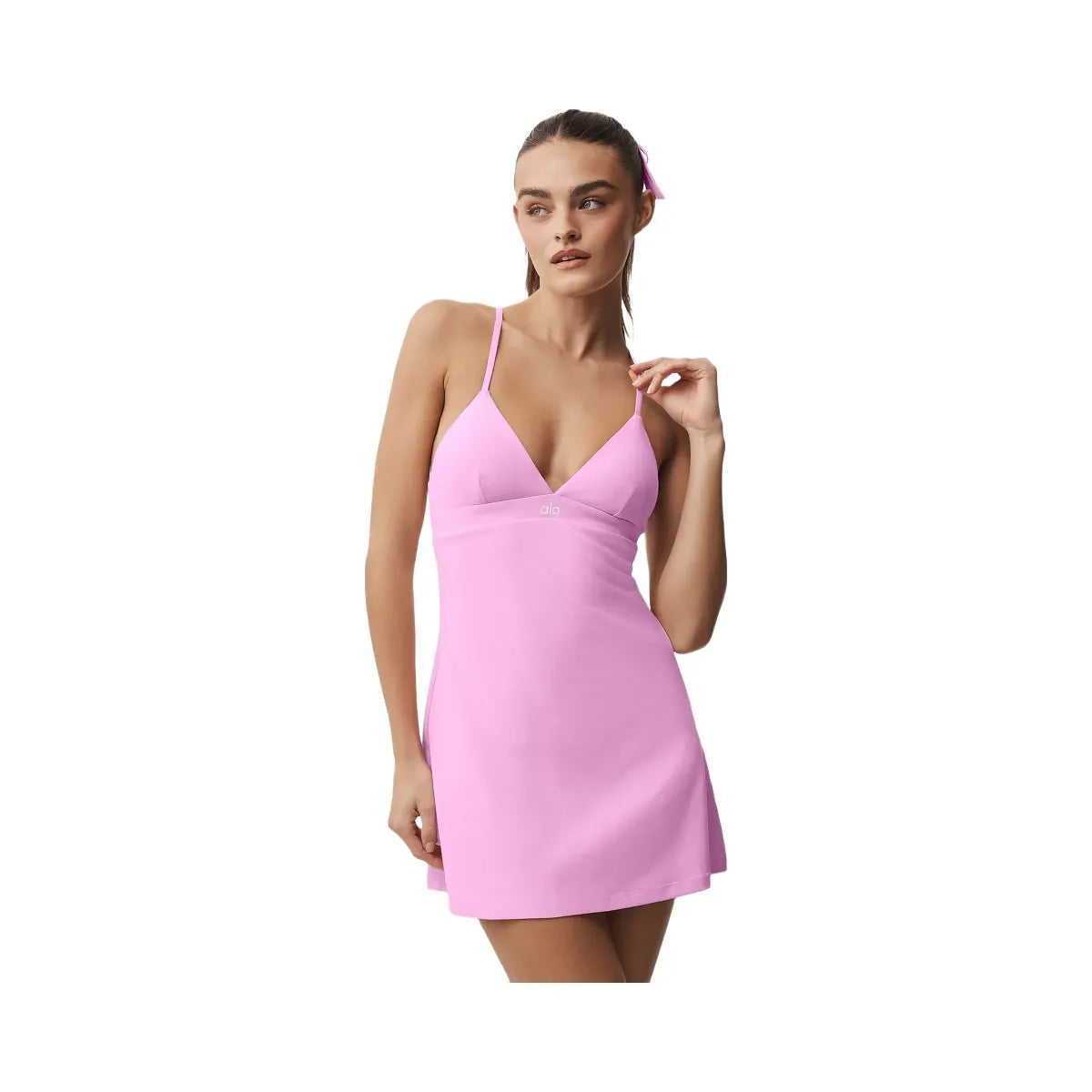 Alo Women's Airbrush Splendor Dress - Candy Heart Pink