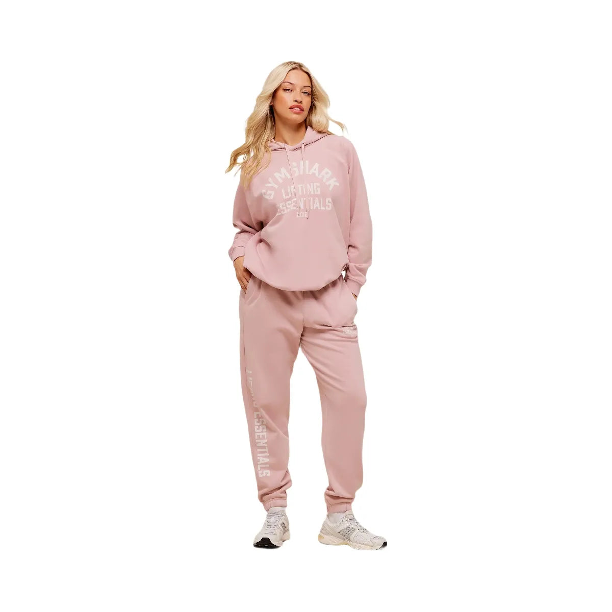 Gymshark Lifting Essentials Hoodie - Cloud Pink