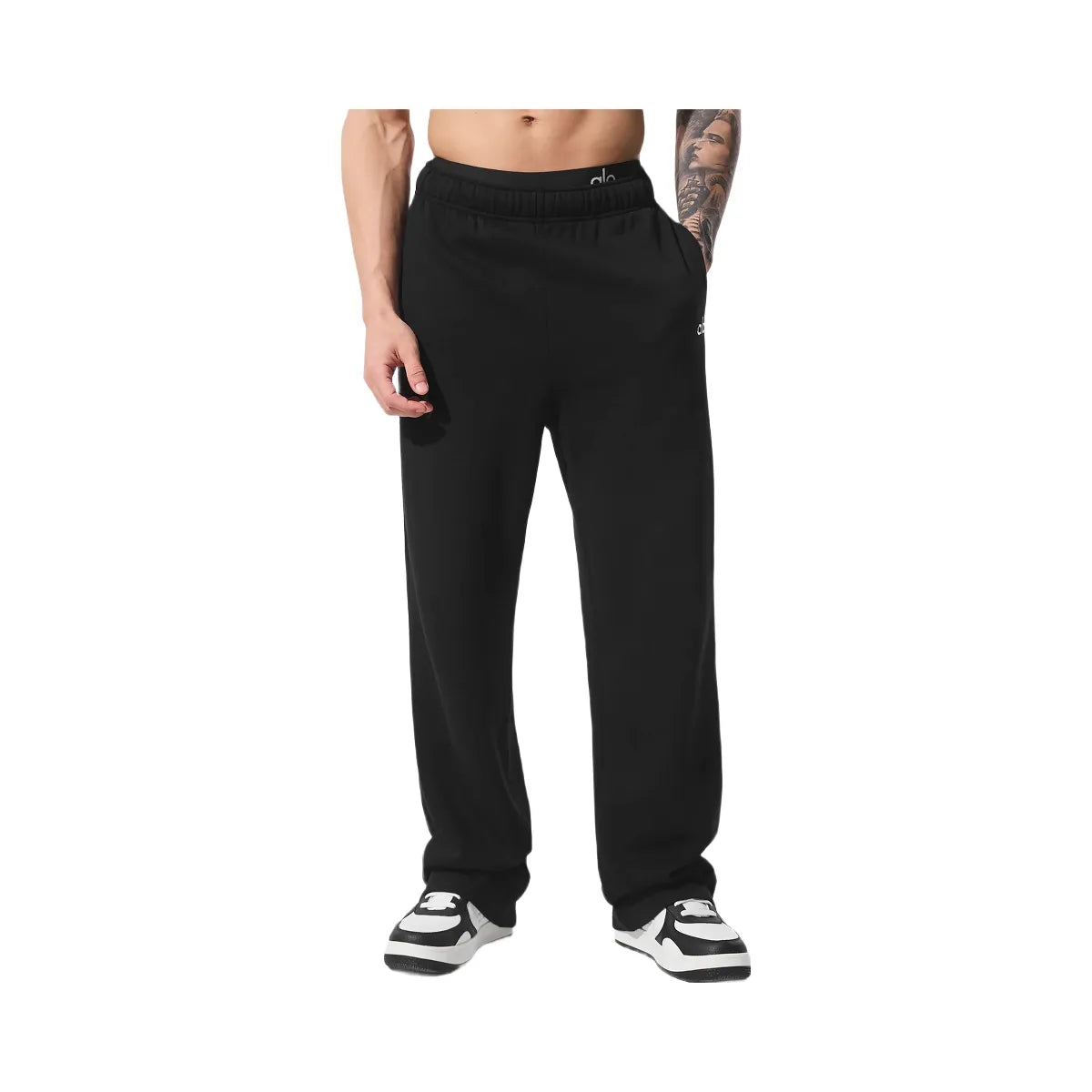 Alo Men's Accolade Straight Leg Sweatpant - Black