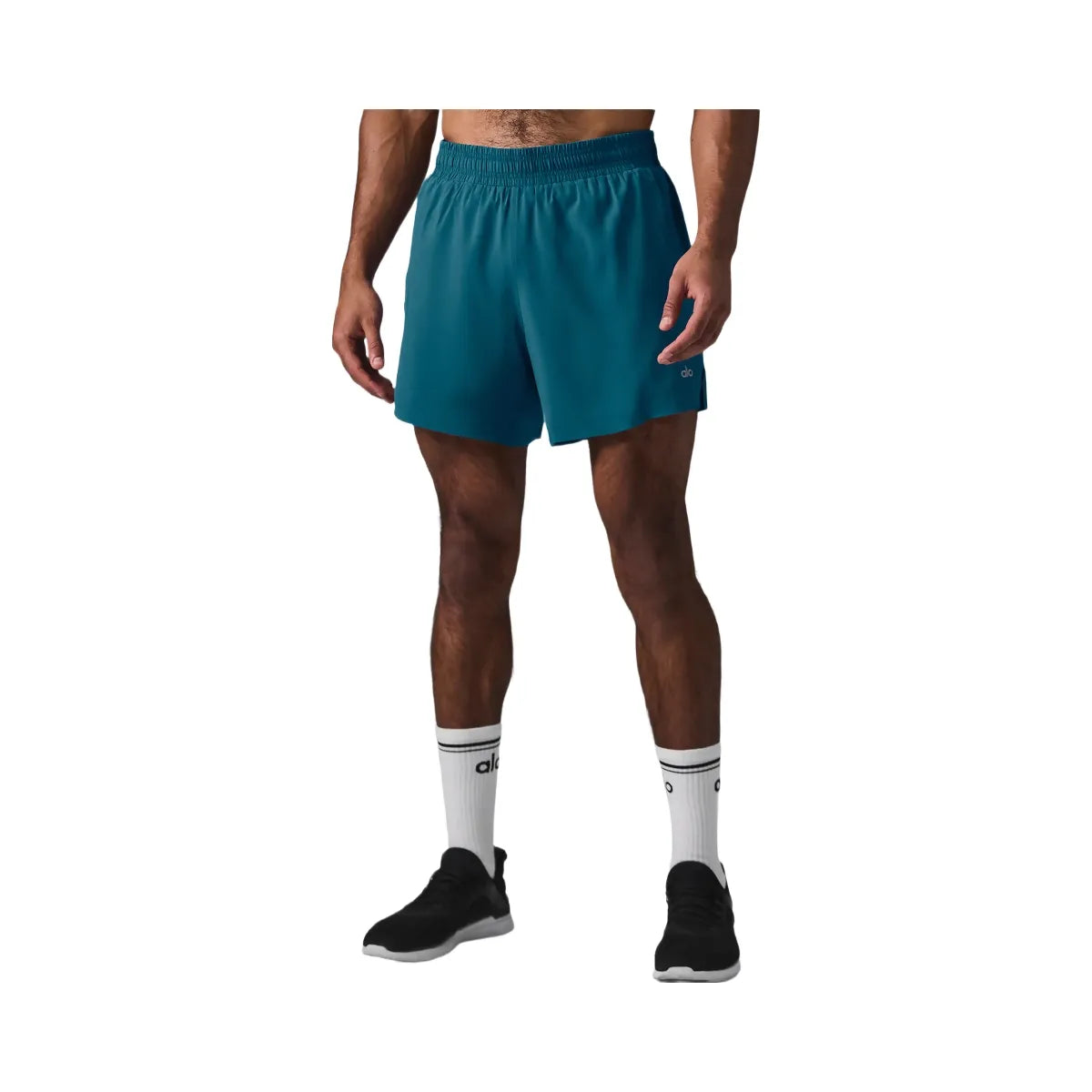 Alo Men's 5" Adapt Running Short - Oceanic Teal
