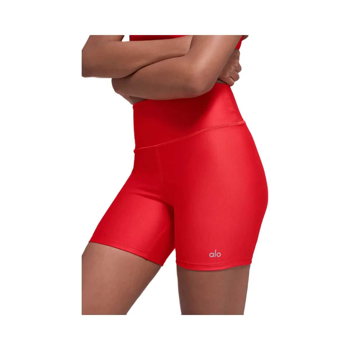 Alo Women's 5" Airlift Energy Short - Bright Red