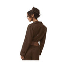 Alo Women's Cropped Cosmopolitan Jacket - Espresso