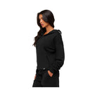 Gymshark Embroidered Zip Up Hoodie - Black