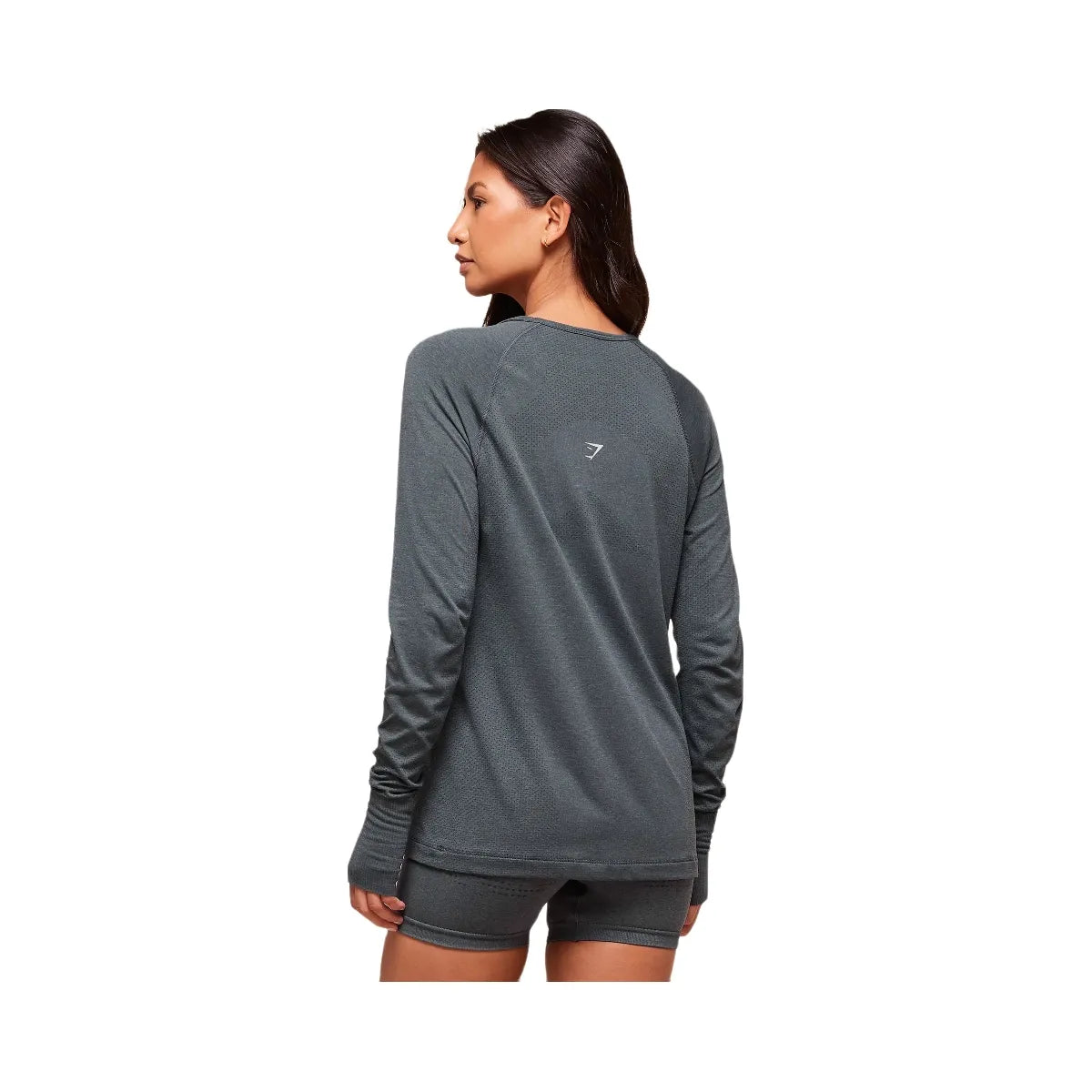 Gymshark Vital Light Long Sleeve Top - Strong Grey/Marl
