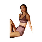 Alo Women's Airlift High-Waist Line Up Short - Smoky Quartz