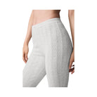 Alo Women's Pointelle Sweater High-Waist Be Mine Legging - Light Grey Heather