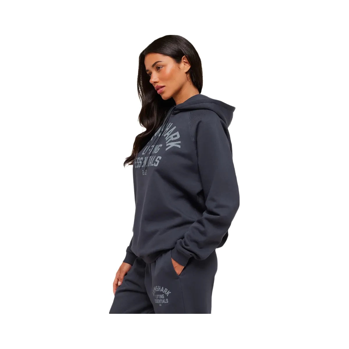 Gymshark Lifting Essentials Hoodie - Heavy Blue