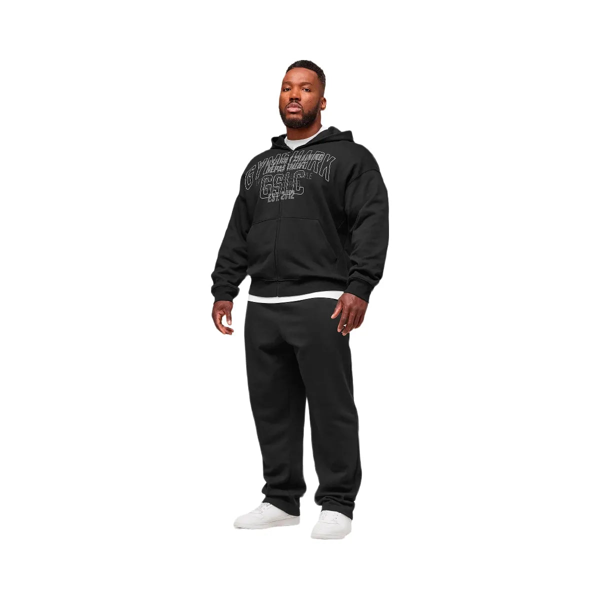 Gymshark Authentic Apparel Zip Up Hoodie - Black