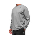 Gymshark Essential Oversized Long Sleeve T-Shirt - Charcoal Core Marl