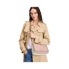 Kate Spade HUDSON convertible shoulder bag Rose Smoke Multi