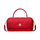 Kate Spade Heart Barrel Quilted Crossbody Ruby Red