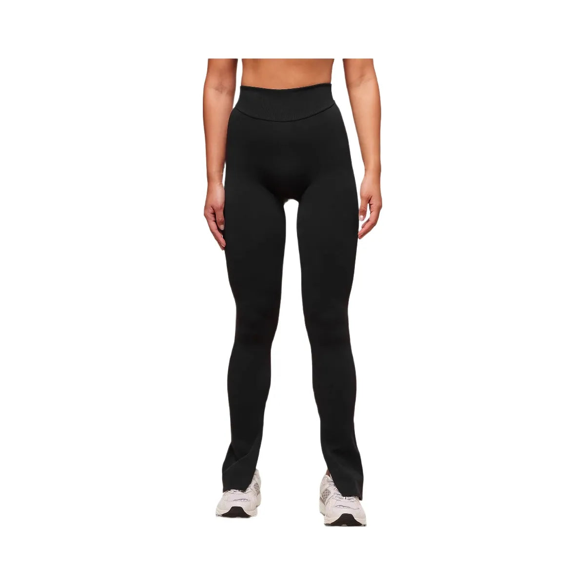 Gymshark everywear Warp Knit Flare Leggings - Black