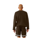Alo Men's Scholar Crew Neck Sweater - Espresso