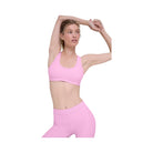 Alo Women's soft Center Stage Bra - Candy Heart Pink