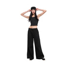Alo Women's High-Waist Main Character Wide Leg Trouser - Black