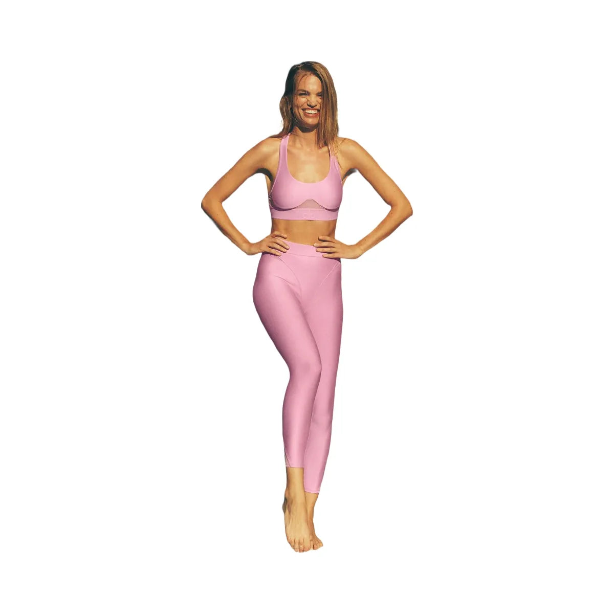 Alo Women's Airlift High-Waist 7/8 Rebel Legging - Candy Heart Pink