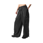 Alo Women's Sheer Game Time Wide Leg Jogger - Black
