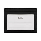 Coach Slim Id Card Case Pebbled Leather-Black