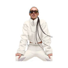 Alo Women's Sherpa Cropped Slope Side Jacket - Ivory
