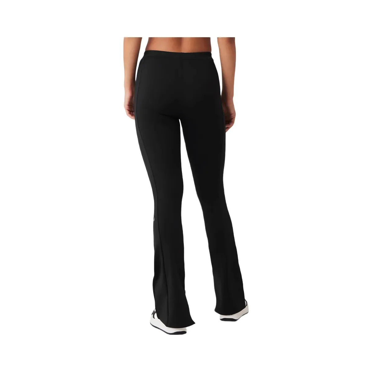 Alo Women's High-Waist 7/8 Zip It Flare Legging - Black