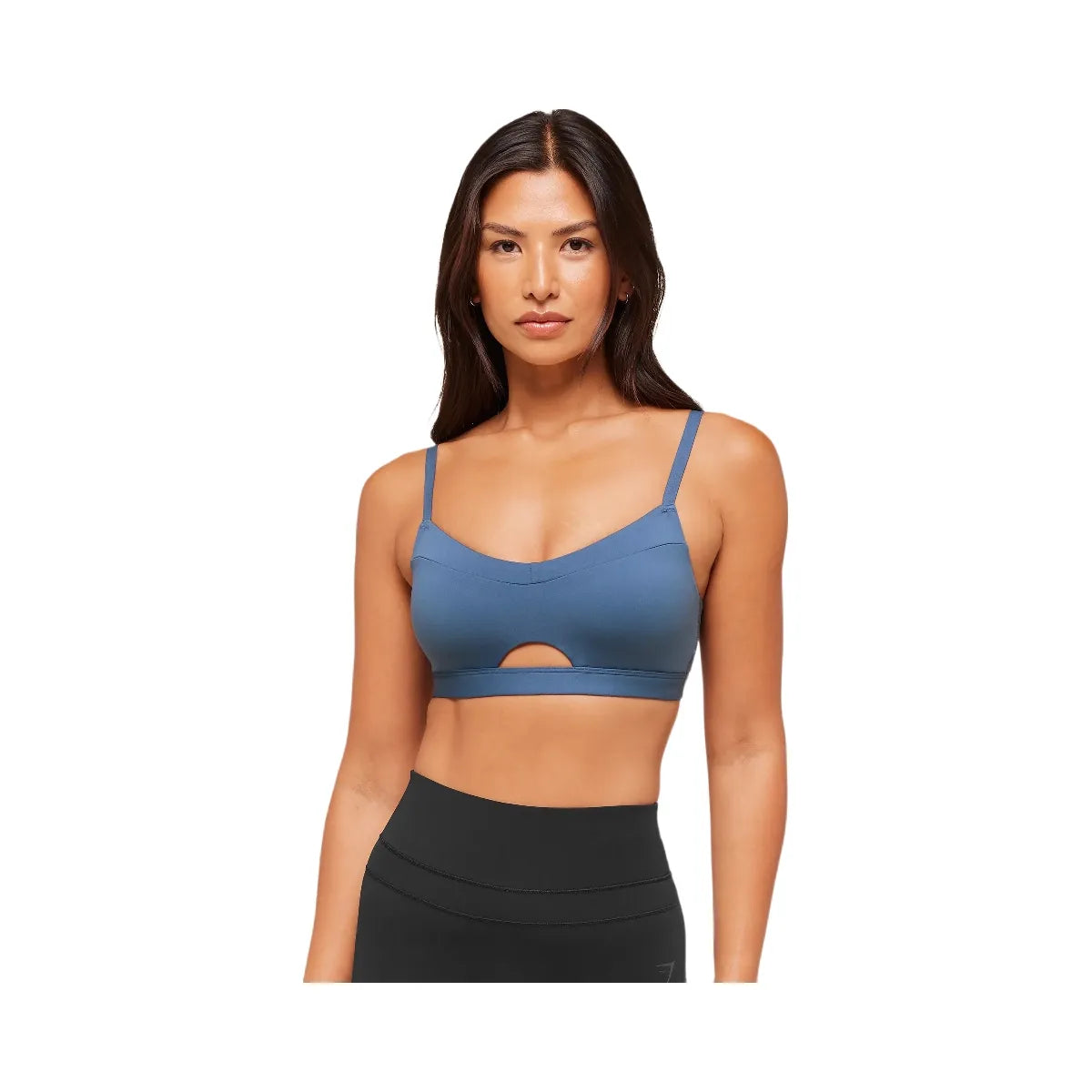 Gymshark Balcony Peekaboo Sports Bra - Compound Blue
