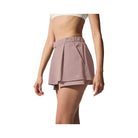 Alo Women's Flip It Mini Skort - Taupe