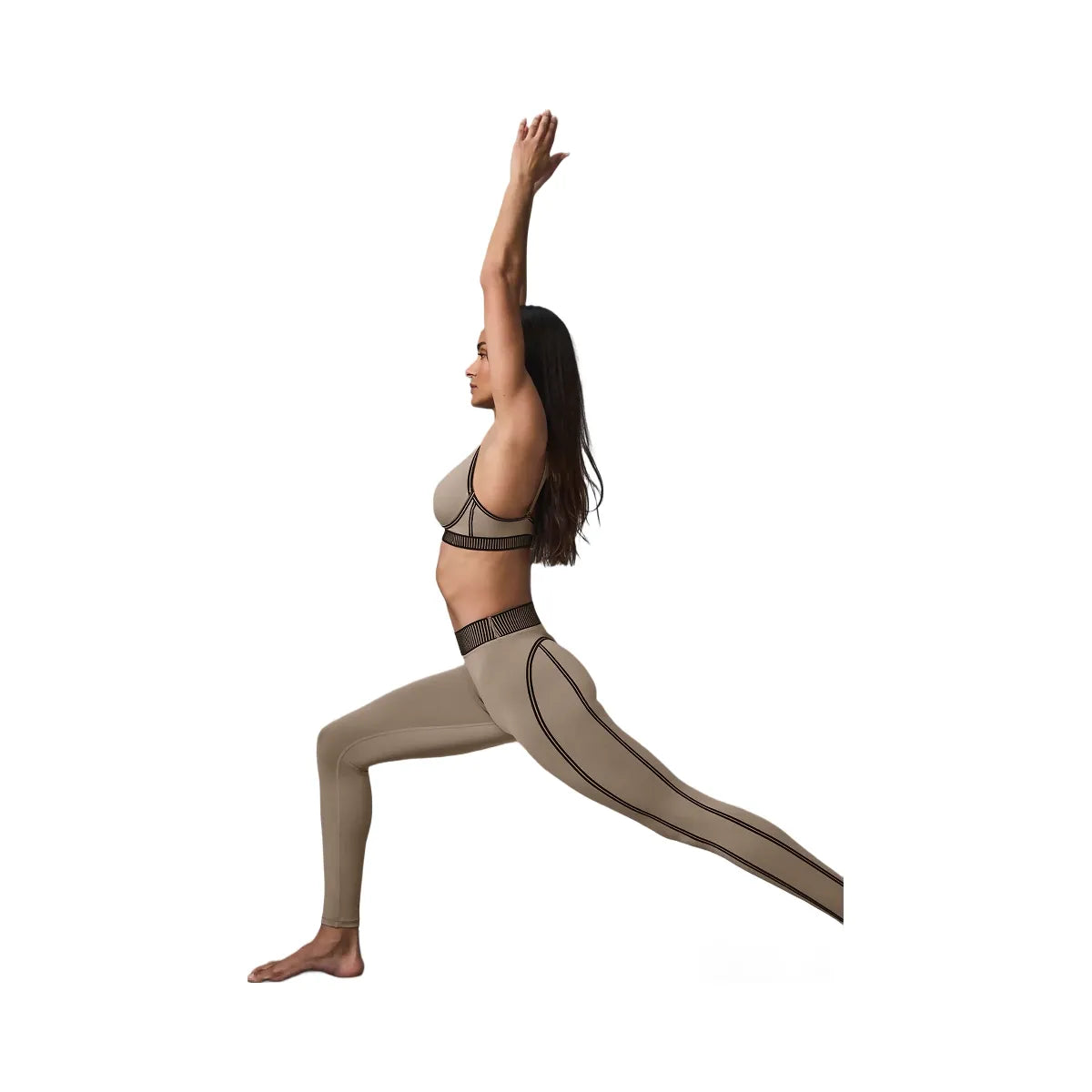Alo Women's Airlift High-Waist 7/8 Line Up Legging - Gravel