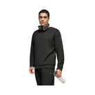 Alo Men's Waffle Lounge Long Sleeve Crew - Black