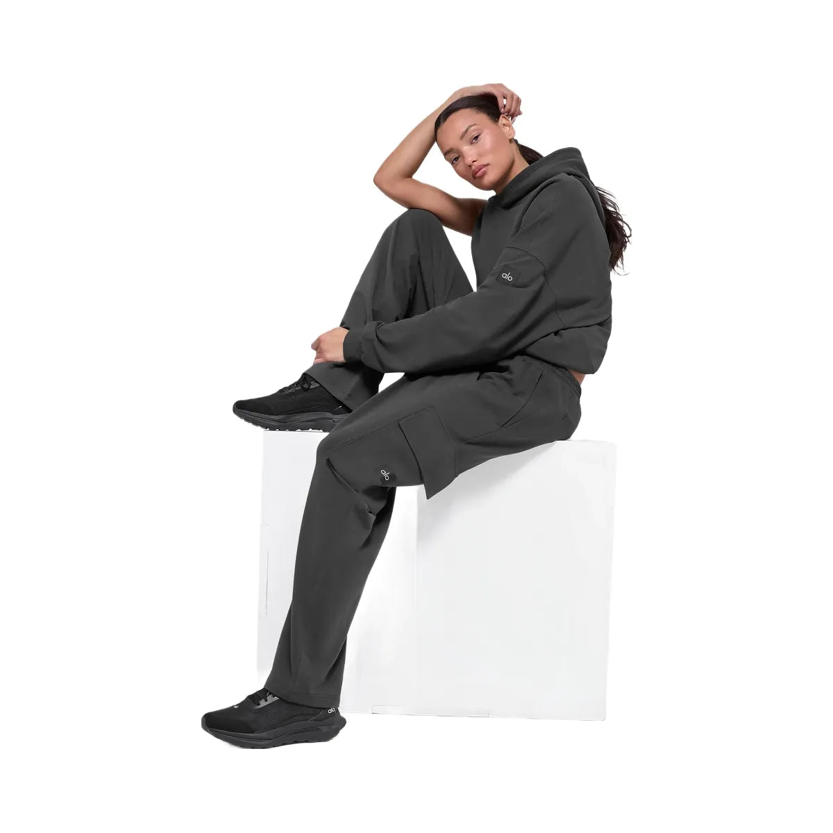 Alo Men's Double Take Hoodie - Anthracite