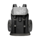 Michael Kors Cooper Signature Logo and Nylon Backpack Gunmetal