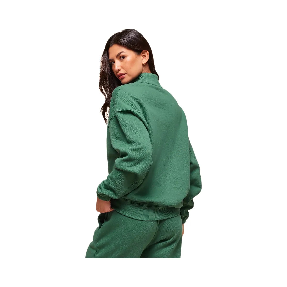 Gymshark Rest Day Sweats 2.0 1/4 Zip Pullover - Lift Green