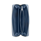 Coach Long Zip Around Wallet Pebbled Leather-Sv-Bluebell