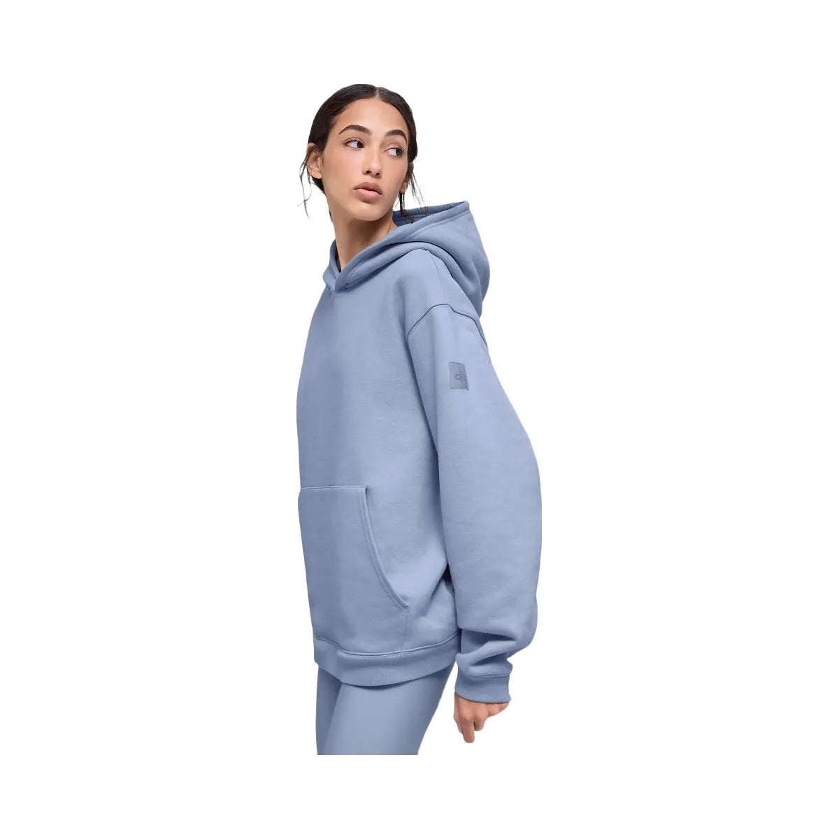 Alo Women's Renown Heavy Weight Hoodie - Winter Frost