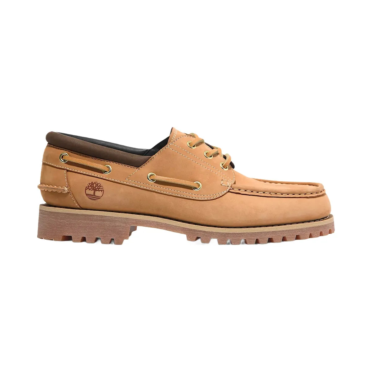 Timberland 3-Eye Lug Handsewn Boat Shoe Wheat