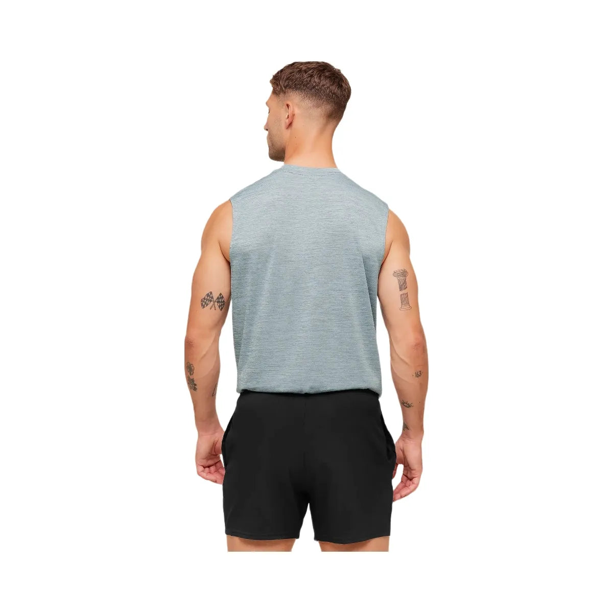 Gymshark Arrival Oversized Tank - Smoke Blue/Denim Grey