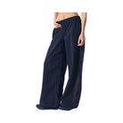 Alo Women's High-Waist Origin Wide Leg Track Pant - Navy/Black