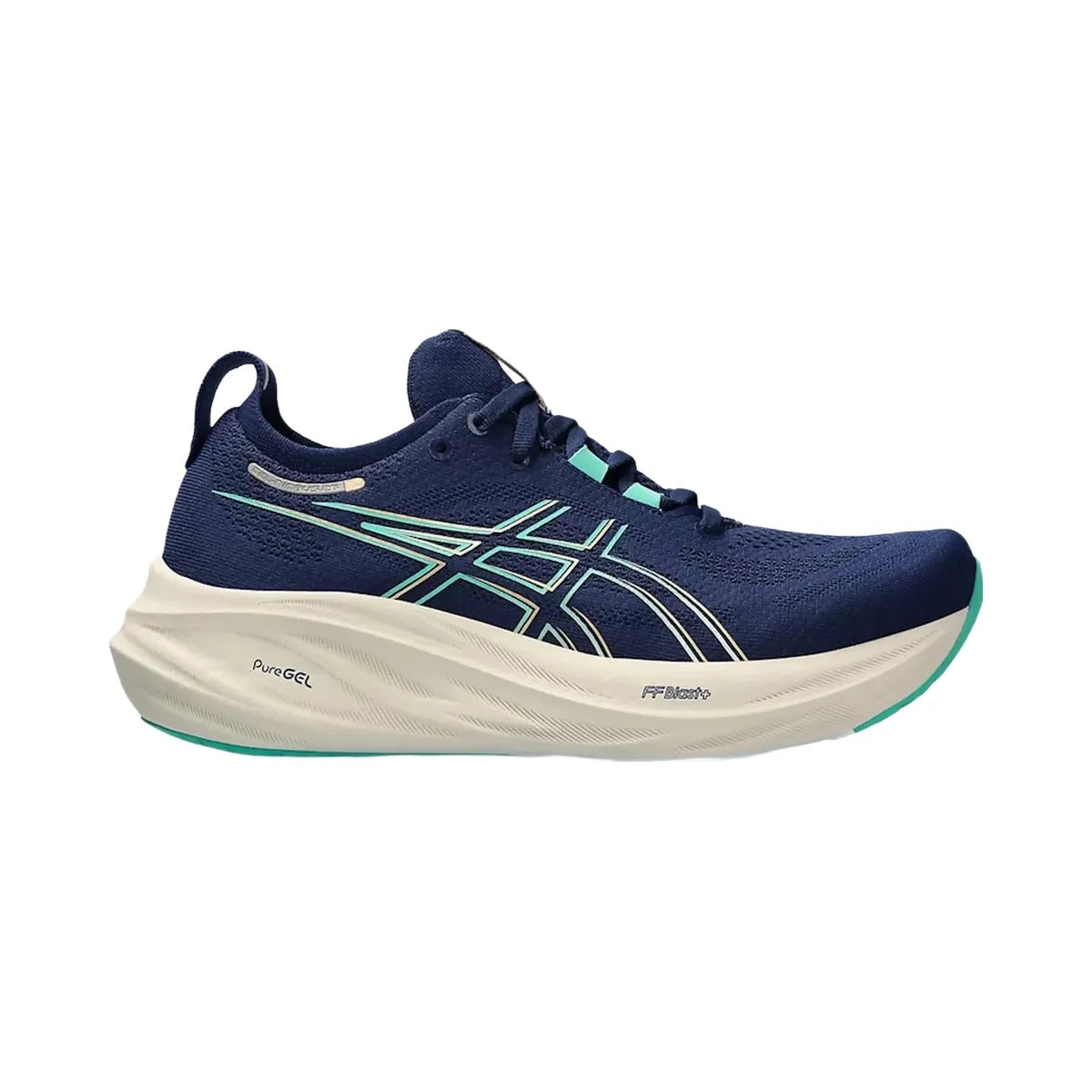 Asics Gel-Nimbus 26 Blue Expanse Aurora Green (Women'S)