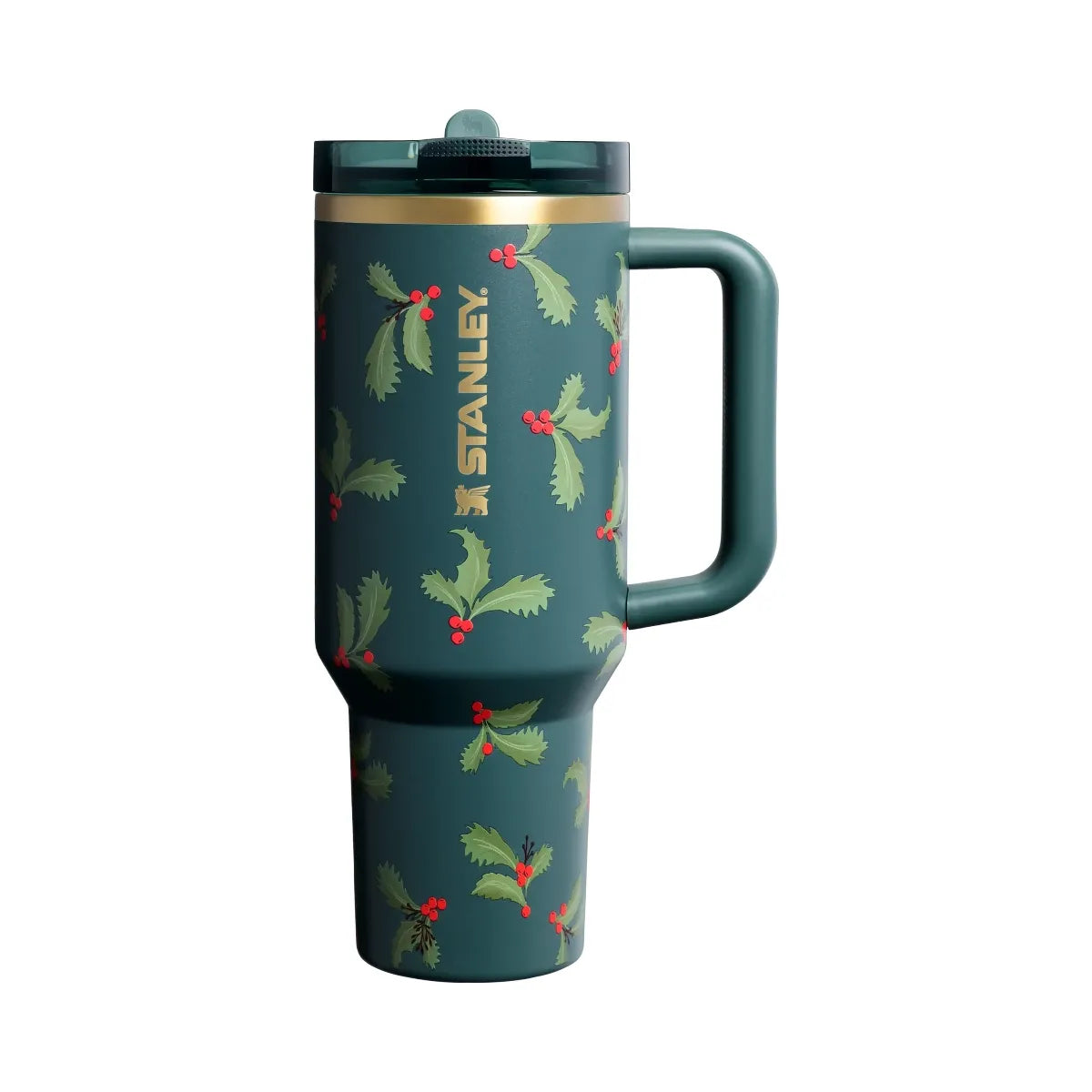 Stanley Cheers and Cheer Quencher ProTour Flip Straw Tumbler 40OZ Holiday Botanical