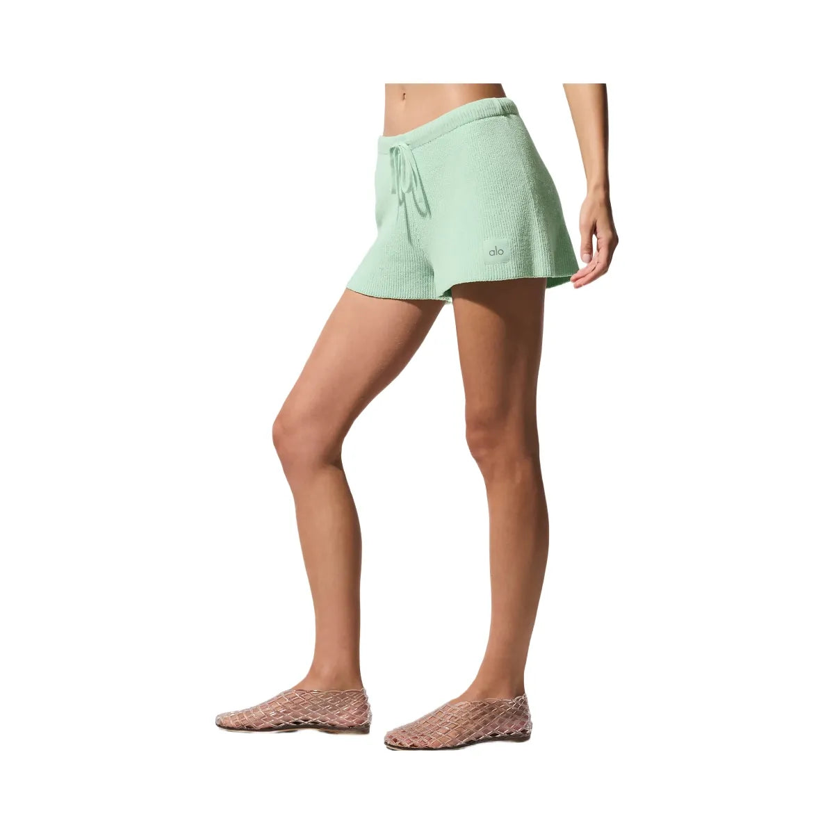 Alo Women's Supernatural Sweater Short - Spearmint