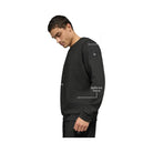 Alo Men's Waffle Lounge Long Sleeve Crew - Black