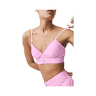 Alo Women's Airlift Love Language Bra - Candy Heart Pink