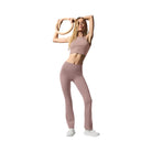Alo Women's Airbrush High-Waist 7/8 Bootcut Legging - Taupe