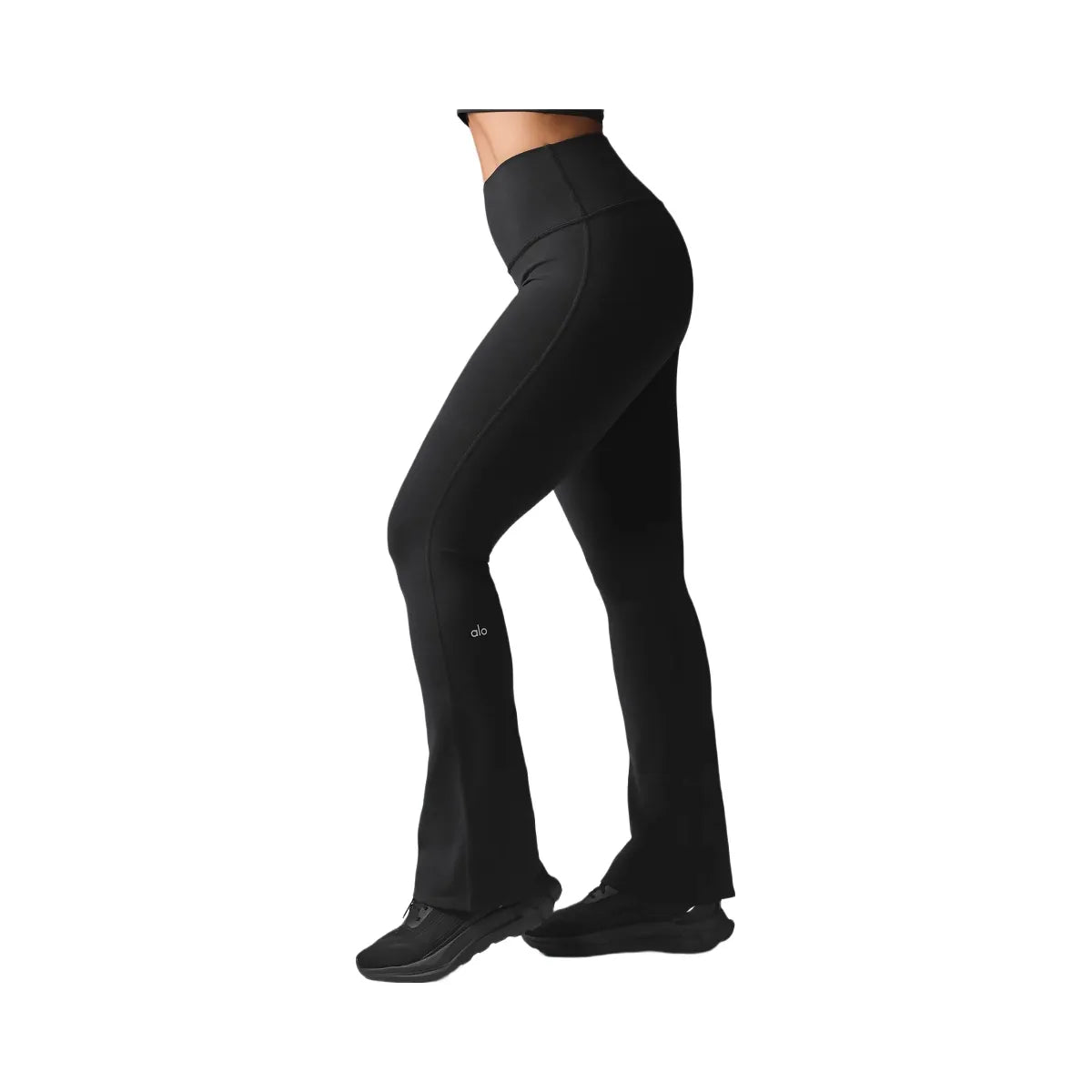 Alo Women's Airbrush High-Waist Bootcut Legging - Black